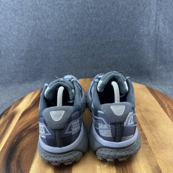 Brooks Ghost 12 Shoes Womens 8 Medium B Grey Purple Plaid Sneakers 1203051B442 - Picture 8 of 14